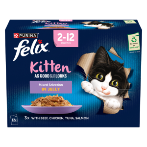 FELIX As Good As it Looks Ocean Feasts Wet Cat Food 12x85g