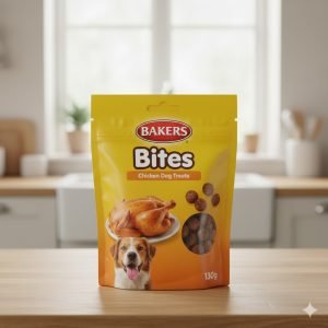 BAKERS Bites Chicken Dog Treats 130g