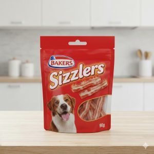 BAKERS Sizzlers Bacon Dog Treats 90g PMP
