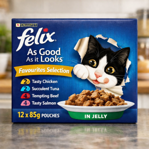 FELIX As Good As it Looks Favourites Selection Wet Cat Food 12x85g PMP