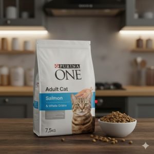 Purina One Adult Cat Salmon and W/Grain 7.5KG