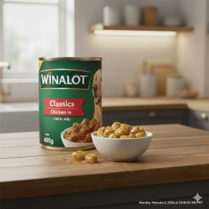 WINALOT Cans Chicken in Jelly Wet Dog Food 400g PMP