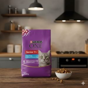 PURINA ONE Senior 7+ Mini Fillets Salmon & Ocean Fish Wet Cat Food 8x85g