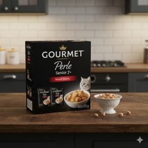 Gourmet Perle Senior 7+ in Gravy Mixed Variety Chicken 60X85G