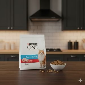 PURINA ONE Coat and Hairball Chicken Dry Cat Food 2.8kg