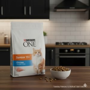 PURINA ONE Senior 11+ Chicken Dry Cat Food 2.8kg