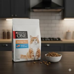 PURINA ONE Senior 7+ Salmon Dry Cat Food 2.8kg