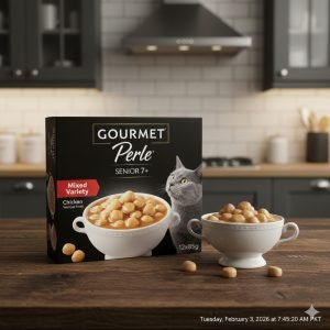 Gourmet Perle Senior 7+ in Gravy Mixed Variety Chicken 12X85G