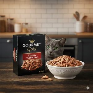 GOURMET Gold Chunks in Gravy Gravy Collection Wet Cat Food 8x85g