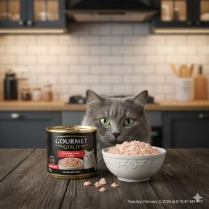 GOURMET Gold Savoury Cake Salmon Wet Cat Food 85g