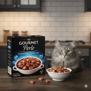 GOURMET Perle Connoisseur's Collection in Gravy Wet Cat Food 12x85g PMP