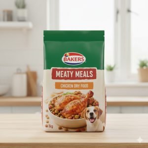 BAKERS Meaty Meals Chicken Dry Dog Food 1kg
