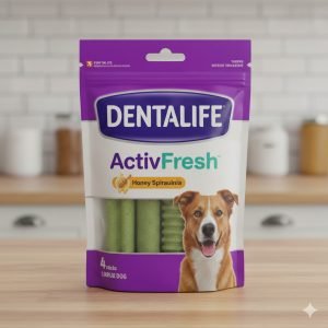 DENTALIFE ActivFresh Large Dental Chicken Dog Chews 4 Sticks