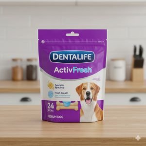 DENTALIFE ActivFresh Medium Dental Chicken Dog Chews 24 Sticks
