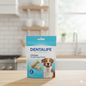 DENTALIFE Medium Dental Chicken Dog Chews 5 Sticks