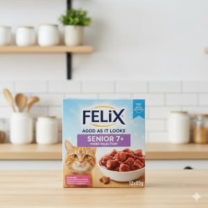 FELIX As Good As it Looks Senior 7+ Mixed in Jelly Wet Cat Food 12x85g