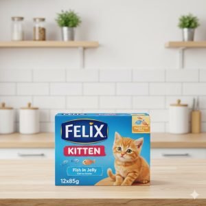 FELIX As Good As it Looks Kitten Fish in Jelly Wet Cat Food 12x85g