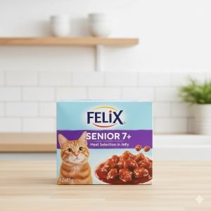FELIX As Good As it Looks Senior 7+ Meat in Jelly Wet Cat Food 12x85g