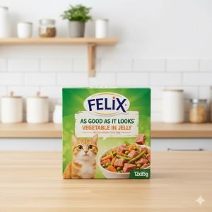FELIX As Good As it Looks Vegetable in Jelly Wet Cat Food 12x85g