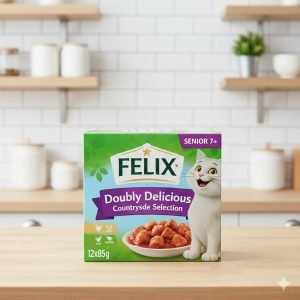 FELIX Doubly Delicious Senior 7+ Countryside Selection Wet Cat Food 12x85G