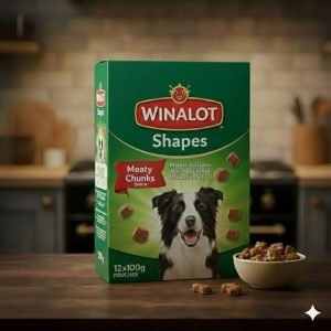 WINALOT Meaty Chunks Mixed in Jelly Wet Dog Food 12x100g