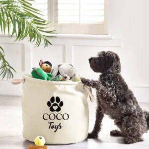 Personalised Dog Toy Storage Trug by Loveabode